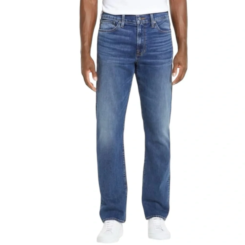 New Straight Everyday Flex Jeans Madewell Size: 38 x 34 - Picture 11 of 11
